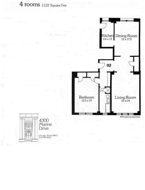 Tiny photo for 4300 N Marine Drive #602, Chicago, IL 60613 (MLS # 12571061)