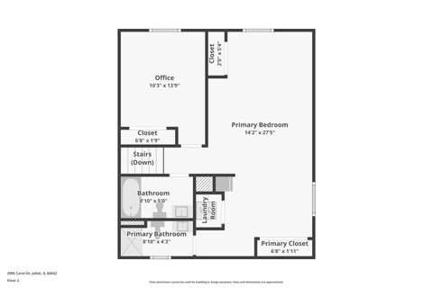 Tiny photo for 2905 Carol Drive, Joliet, IL 60432 (MLS # 12622839)