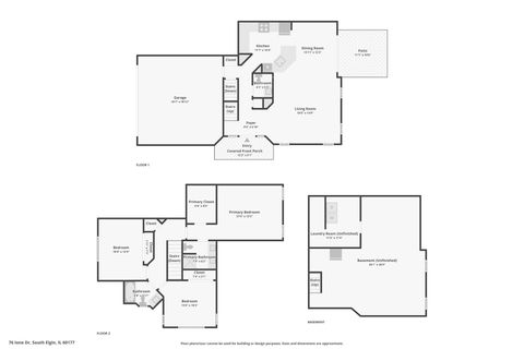 Tiny photo for 76 Ione Drive #D, South Elgin, IL 60177 (MLS # 12577273)