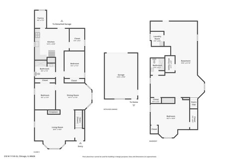 Tiny photo for 210 W 111th Street, Chicago, IL 60628 (MLS # 12752662)