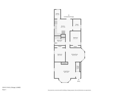 Tiny photo for 210 W 111th Street, Chicago, IL 60628 (MLS # 12752662)