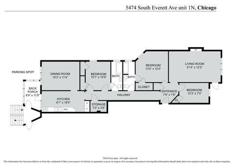 Tiny photo for 5474 S Everett Avenue #1N, Chicago, IL 60615 (MLS # 12592663)