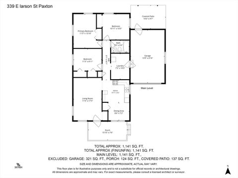 Tiny photo for 339 Larson Street, Paxton, IL 60957 (MLS # 12748841)
