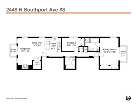 Tiny photo for 2448 N Southport Avenue #3, Chicago, IL 60614 (MLS # 12751043)