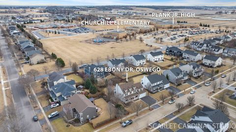 Tiny photo for 628 Ebony Drive, Oswego, IL 60543 (MLS # 12552861)