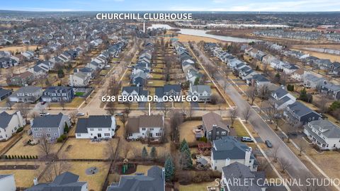 Tiny photo for 628 Ebony Drive, Oswego, IL 60543 (MLS # 12552861)