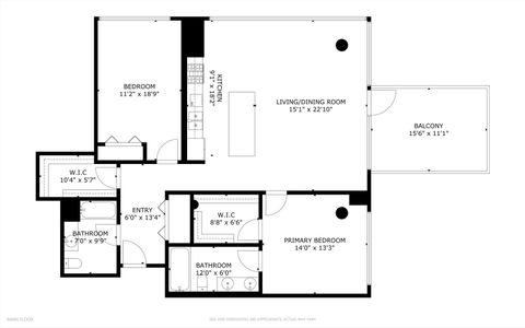 Tiny photo for 860 W Blackhawk Street #2106, Chicago, IL 60642 (MLS # 12487529)