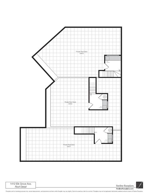 Tiny photo for 1412 N Elk Grove Avenue #F, Chicago, IL 60622 (MLS # 12510656)