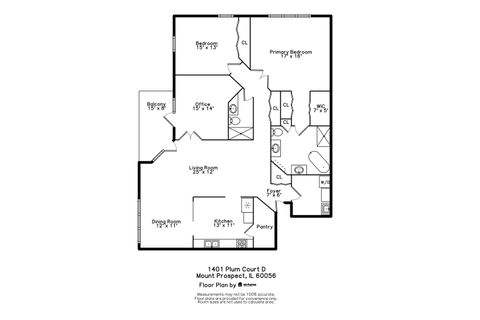 Tiny photo for 1401 Plum Court #D, Mount Prospect, IL 60056 (MLS # 12508193)