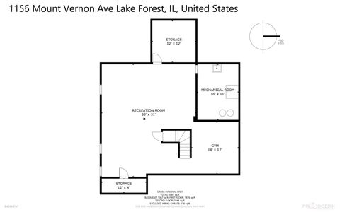 Tiny photo for 1156 Mount Vernon Avenue, Lake Forest, IL 60045 (MLS # 12492241)