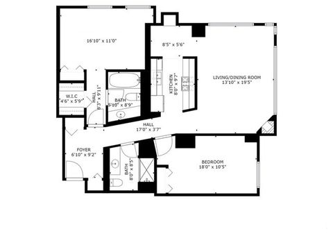 Tiny photo for 33 W Ontario Street #17F, Chicago, IL 60654 (MLS # 12579370)