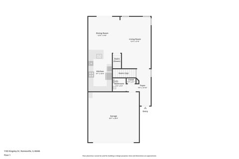 Tiny photo for 1103 Kingsley Drive, Romeoville, IL 60446 (MLS # 12591006)