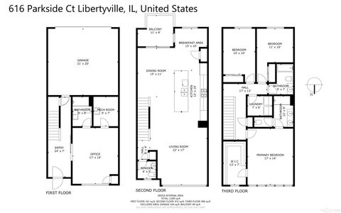 Tiny photo for 616 Parkside Court, Libertyville, IL 60048 (MLS # 12505462)