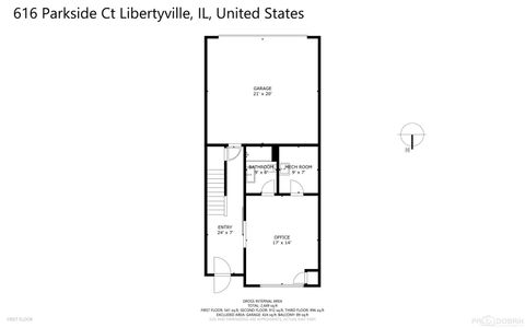 Tiny photo for 616 Parkside Court, Libertyville, IL 60048 (MLS # 12505462)