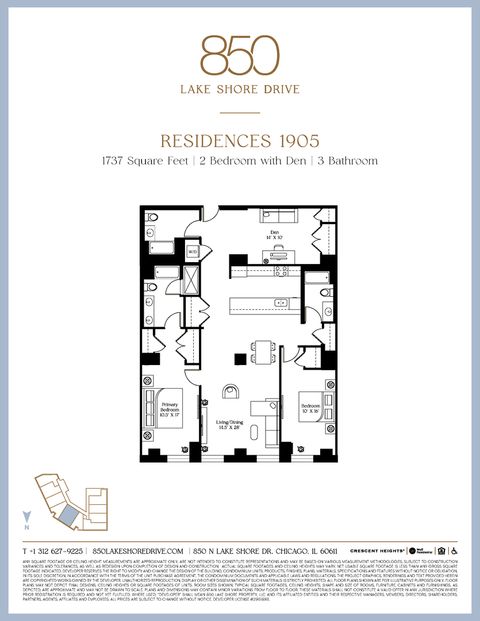 Tiny photo for 850 N Lake Shore Drive #1905, Chicago, IL 60611 (MLS # 12479207)