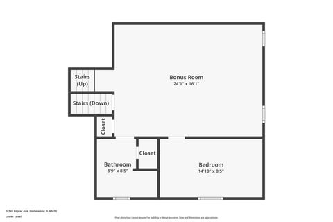 Tiny photo for 18341 Poplar Avenue, Homewood, IL 60430 (MLS # 12534987)