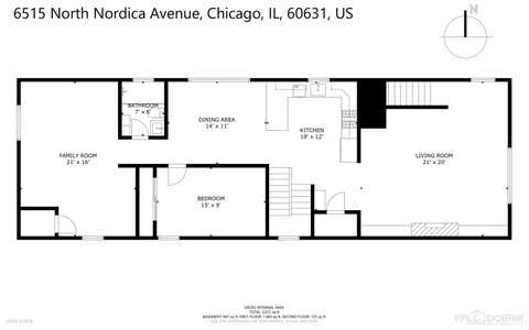 Tiny photo for 6516 N Nordica Avenue, Chicago, IL 60631 (MLS # 12716287)
