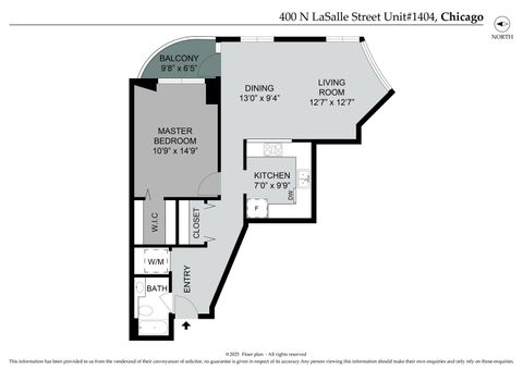 Tiny photo for 400 N LaSalle Street #1404, Chicago, IL 60654 (MLS # 12439753)