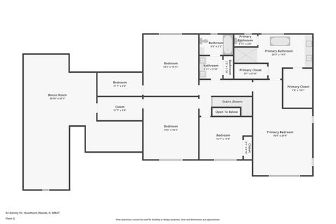 Tiny photo for 54 Gentry Drive, Hawthorn Woods, IL 60047 (MLS # 12601946)