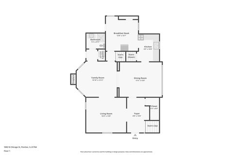 Tiny photo for 1003 N Chicago Street, Pontiac, IL 61764 (MLS # 12634711)