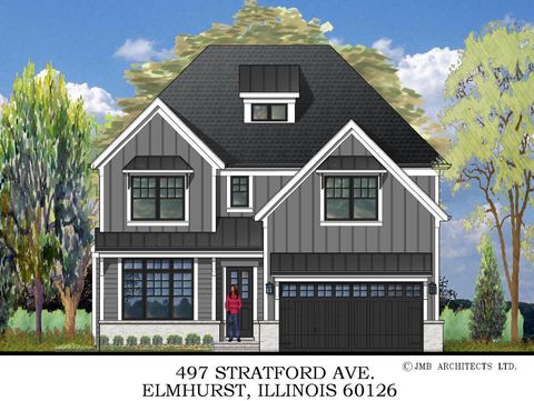 Photo of 497 S Stratford Avenue, Elmhurst, IL 60126 (MLS # 12325739)