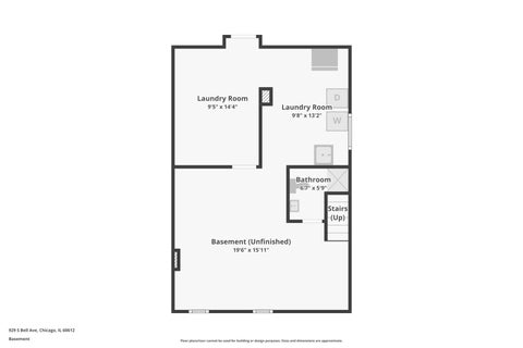 Tiny photo for 929 S Bell Avenue, Chicago, IL 60612 (MLS # 12792275)