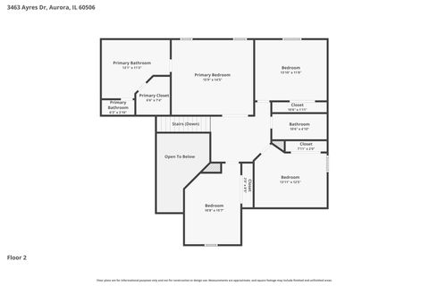 Tiny photo for 3463 Ayres Drive, Aurora, IL 60506 (MLS # 12626842)
