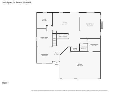 Tiny photo for 3463 Ayres Drive, Aurora, IL 60506 (MLS # 12626842)