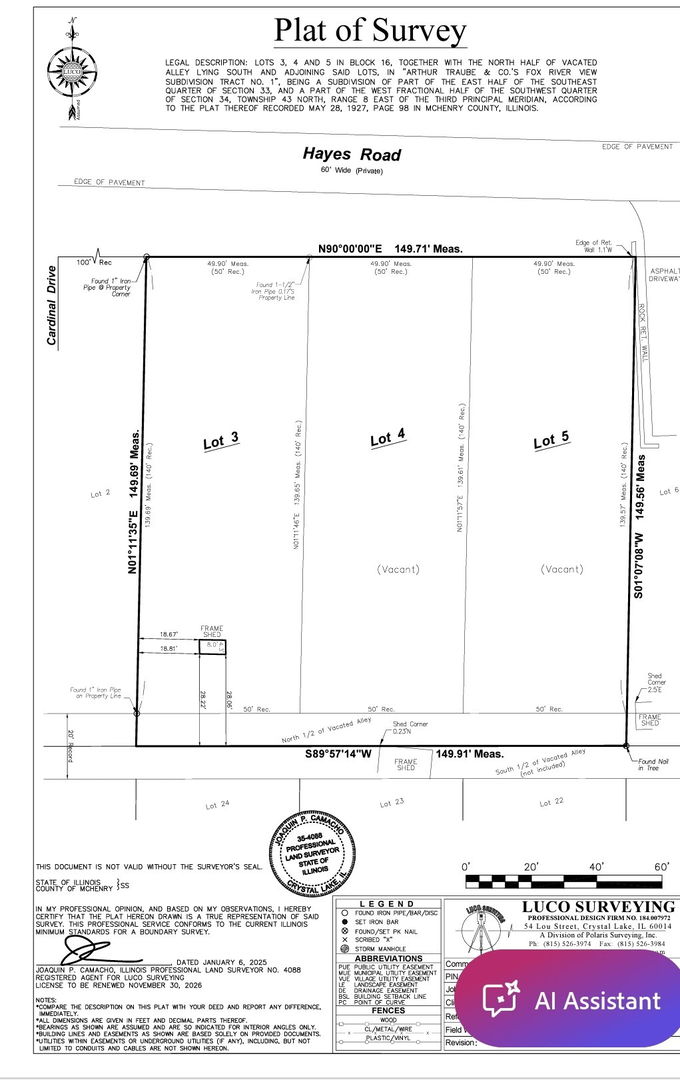 Lot #3-5 Hayes Road