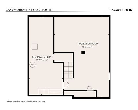 Tiny photo for 282 Waterford Drive, Lake Zurich, IL 60047 (MLS # 12577613)