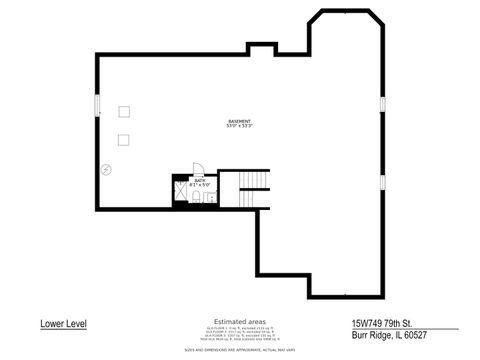 Tiny photo for 15W749 79th Street, Burr Ridge, IL 60527 (MLS # 12493089)