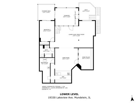 Tiny photo for 19330 W Lake View Avenue, Mundelein, IL 60060 (MLS # 12484586)