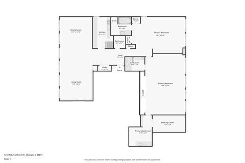 Tiny photo for 1240 N Lake shore Drive #14A, Chicago, IL 60610 (MLS # 12448176)