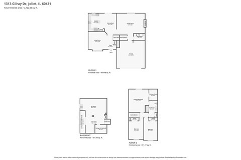 Tiny photo for 1313 Gilray Drive, Joliet, IL 60431 (MLS # 12771874)