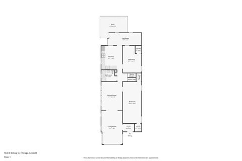 Tiny photo for 7640 S Bishop Street, Chicago, IL 60620 (MLS # 12601419)