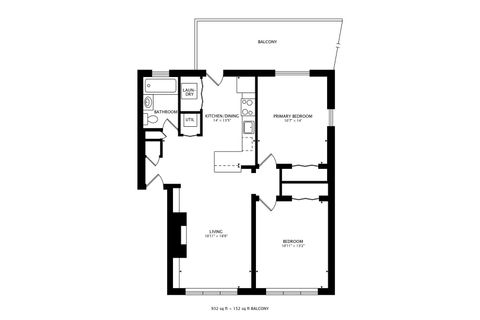 Tiny photo for 1408 W CATALPA Avenue #3, Chicago, IL 60640 (MLS # 12613893)