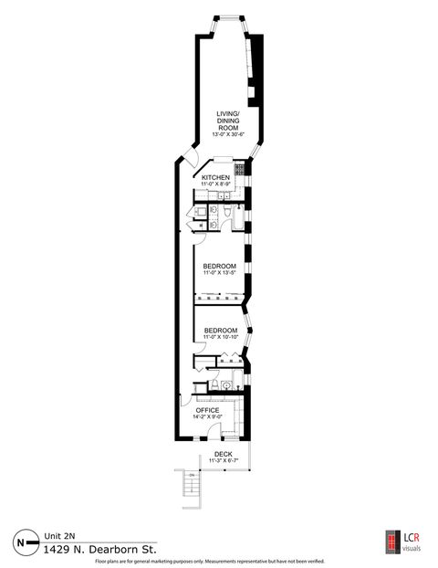 Tiny photo for 1429 N Dearborn Street #2N, Chicago, IL 60610 (MLS # 12495488)