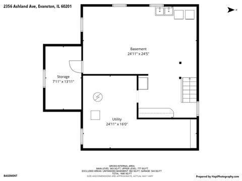 Tiny photo for 2356 Ashland Avenue, Evanston, IL 60201 (MLS # 12508633)