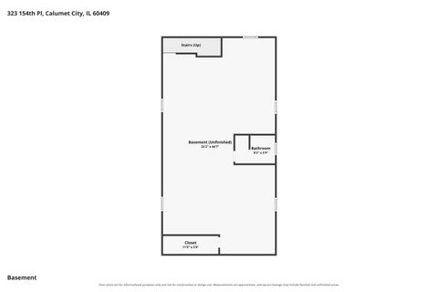Tiny photo for 323 154th Place, Calumet City, IL 60409 (MLS # 12770601)