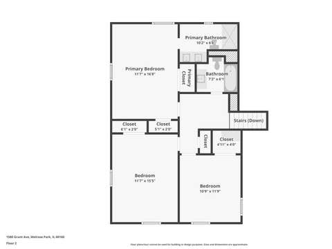Tiny photo for 1580 Grant Avenue, Melrose Park, IL 60160 (MLS # 12726310)