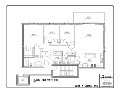 Tiny photo for 2234 W Grand Avenue #303, Chicago, IL 60612 (MLS # 12545565)