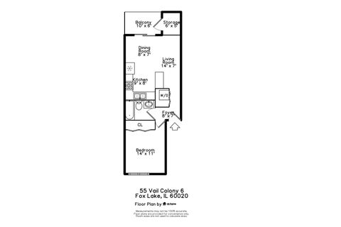 Tiny photo for 55 Vail Colony #6, Fox Lake, IL 60020 (MLS # 12545064)