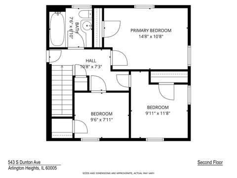 Tiny photo for 543 S Dunton Avenue, Arlington Heights, IL 60005 (MLS # 12705490)