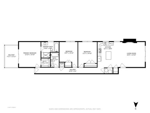 Tiny photo for 4933 N Winthrop Avenue #2S, Chicago, IL 60640 (MLS # 12463577)