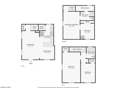 Tiny photo for 4208 Oak Street, Bellwood, IL 60104 (MLS # 12605262)