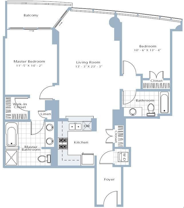 450 E WATERSIDE Drive 801