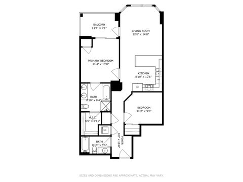 Tiny photo for 1464 S Michigan Avenue #703, Chicago, IL 60605 (MLS # 12662546)