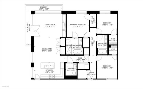 Tiny photo for 1258 N Milwaukee Avenue #3N, Chicago, IL 60622 (MLS # 12500875)