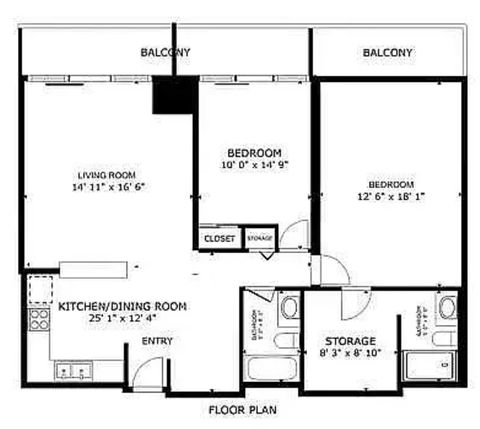 Tiny photo for 2005 S Finley Road #1107, Lombard, IL 60148 (MLS # 12437193)