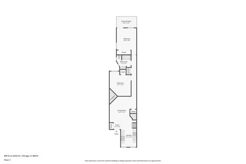 Tiny photo for 869 N LaSalle Street #2, Chicago, IL 60610 (MLS # 12632046)
